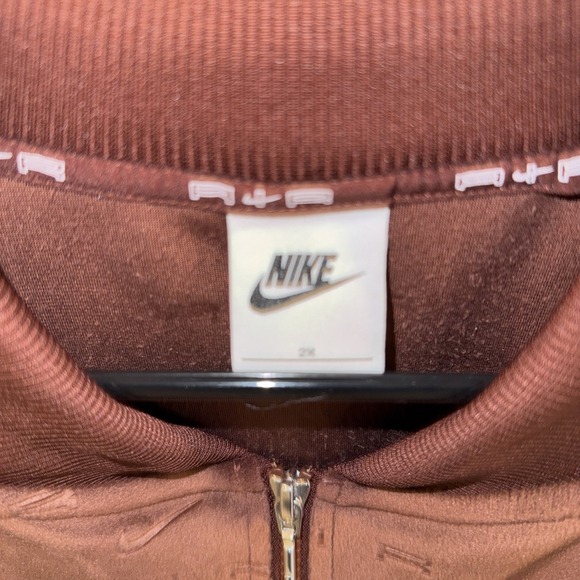 Nike Air Velour Bronze Eclipse Full Zip Jacket DD5449-273 Women's Size XXL - Picture 3 of 7